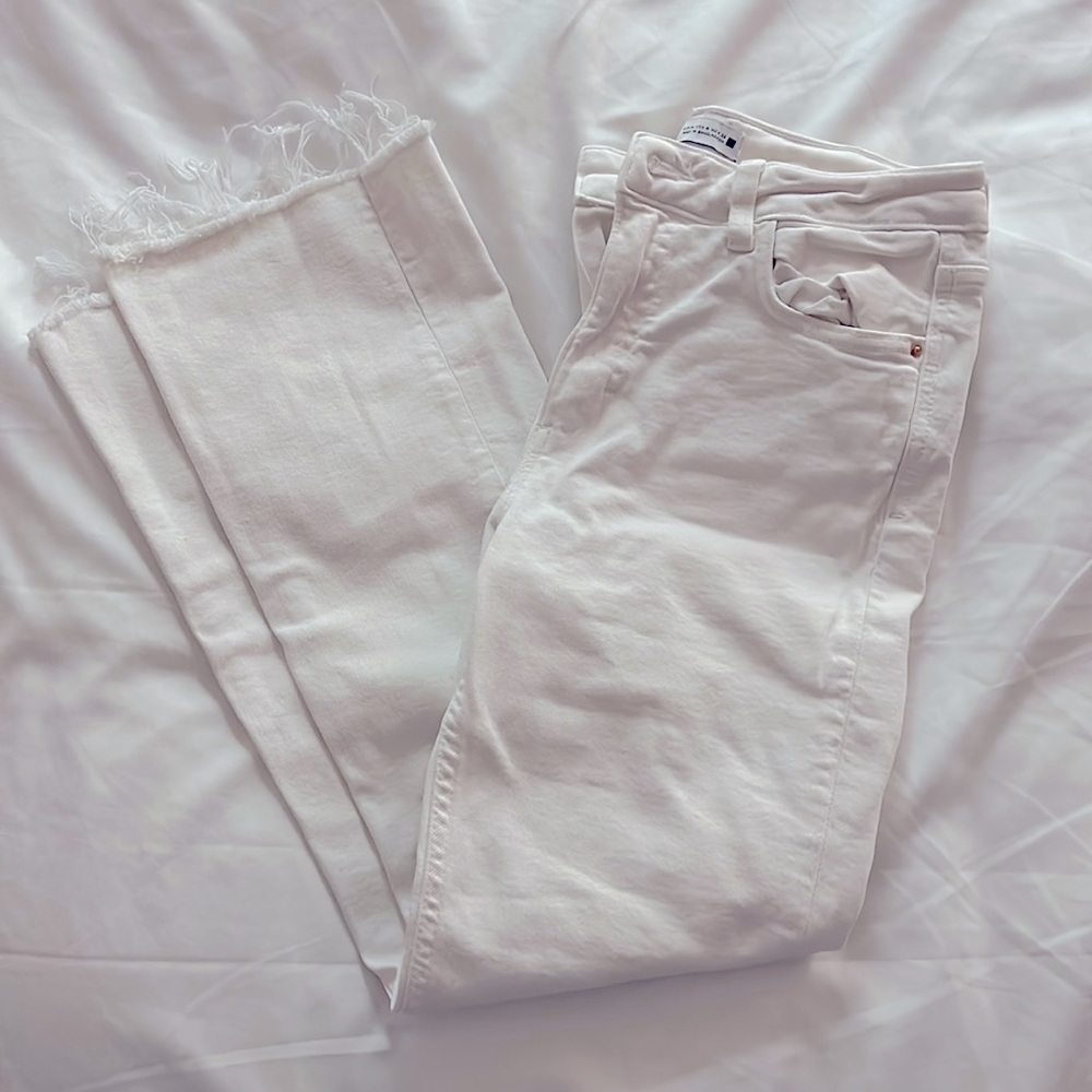 Zara White Jeans